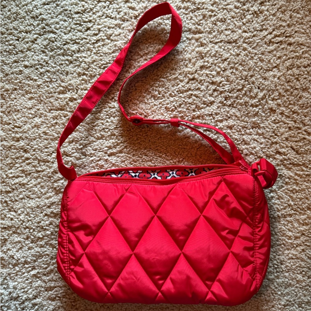 red vera bradley bag
